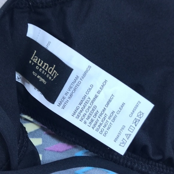 Laundry By Shelli Segal Patterned Strappy Tankini - Picture 8 of 9